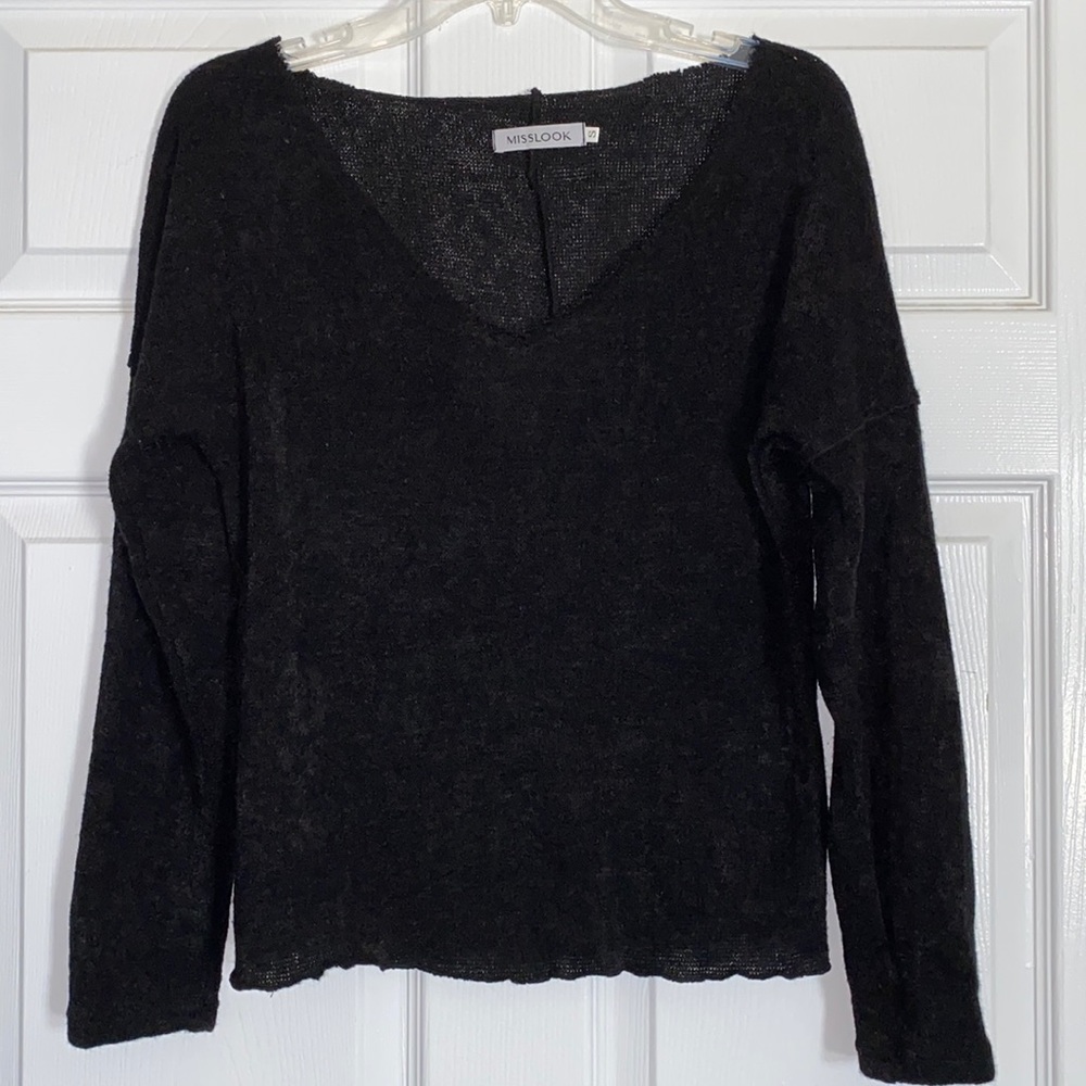 Misslook Black Sweater